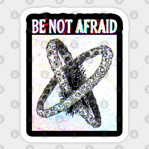 Be Not Afraid Biblically Accurate Angel Sticker by giovanniiiii